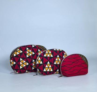 Ankara Cosmetic Bag